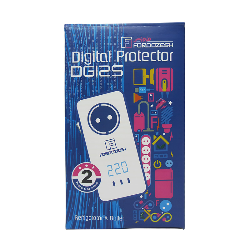 محافظ برق دیواری دیجیتال فروزش DG125