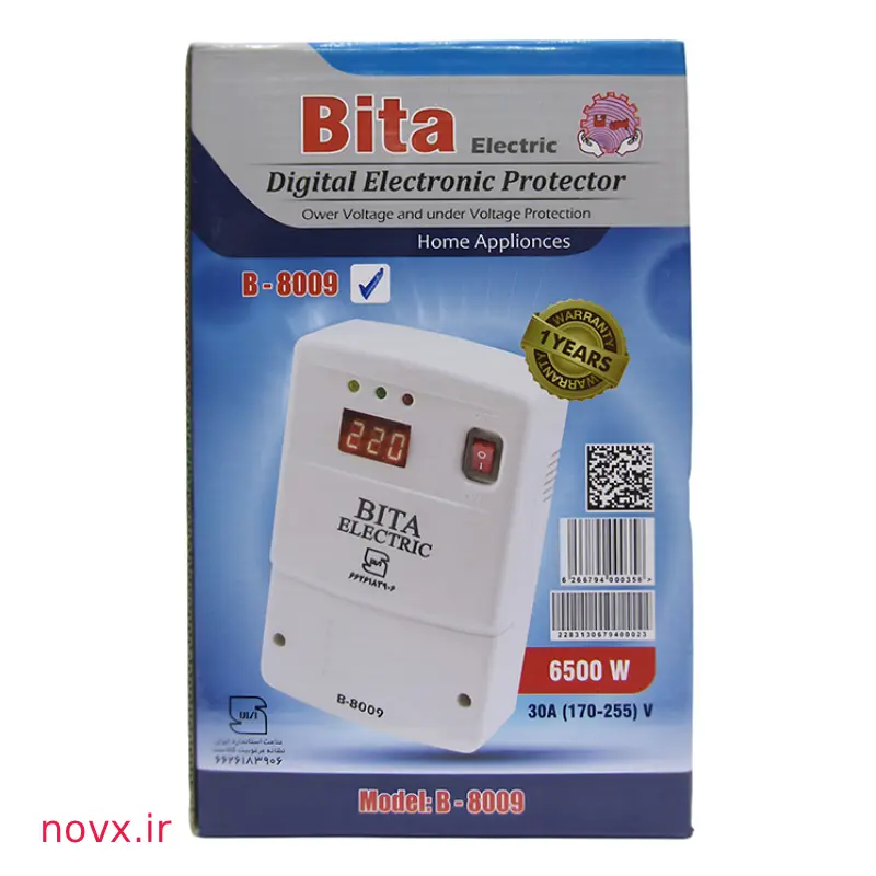 محافظ برق کولر گازی بیتا مدل D-8009 جعبه