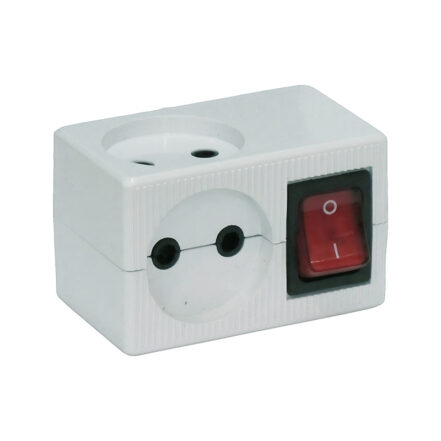 سه راهی دیواری کلید دار