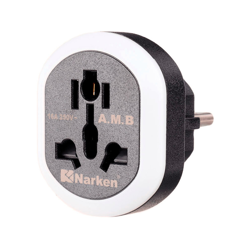 تبدیل سه شاخه به دوشاخه Narken NK-110