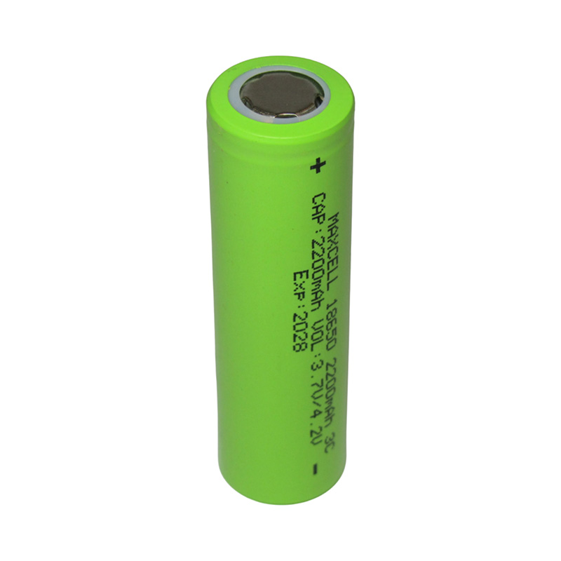 باتری لیتیومی 18650 Maxcell مدل 2200mAh